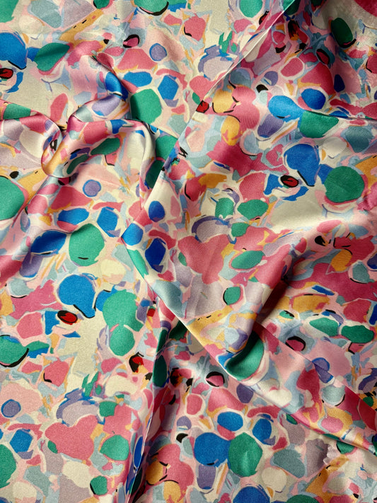 Confetti Coast Satin Scarf