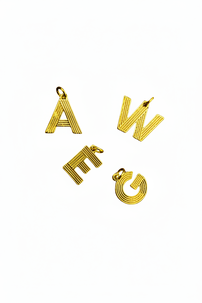Groovy Gold Letters