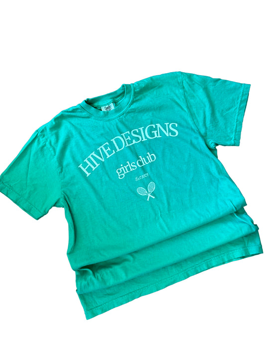 HIVE girls club TEE [in jade]