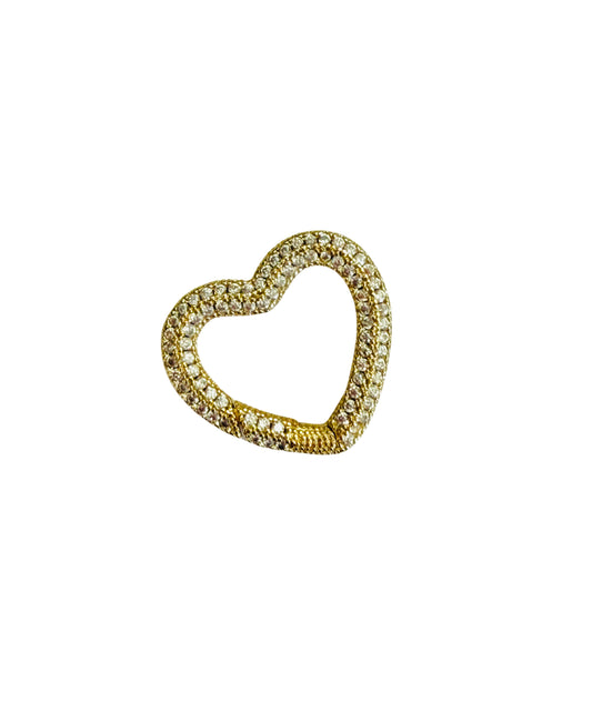 Pave Heart Clasp