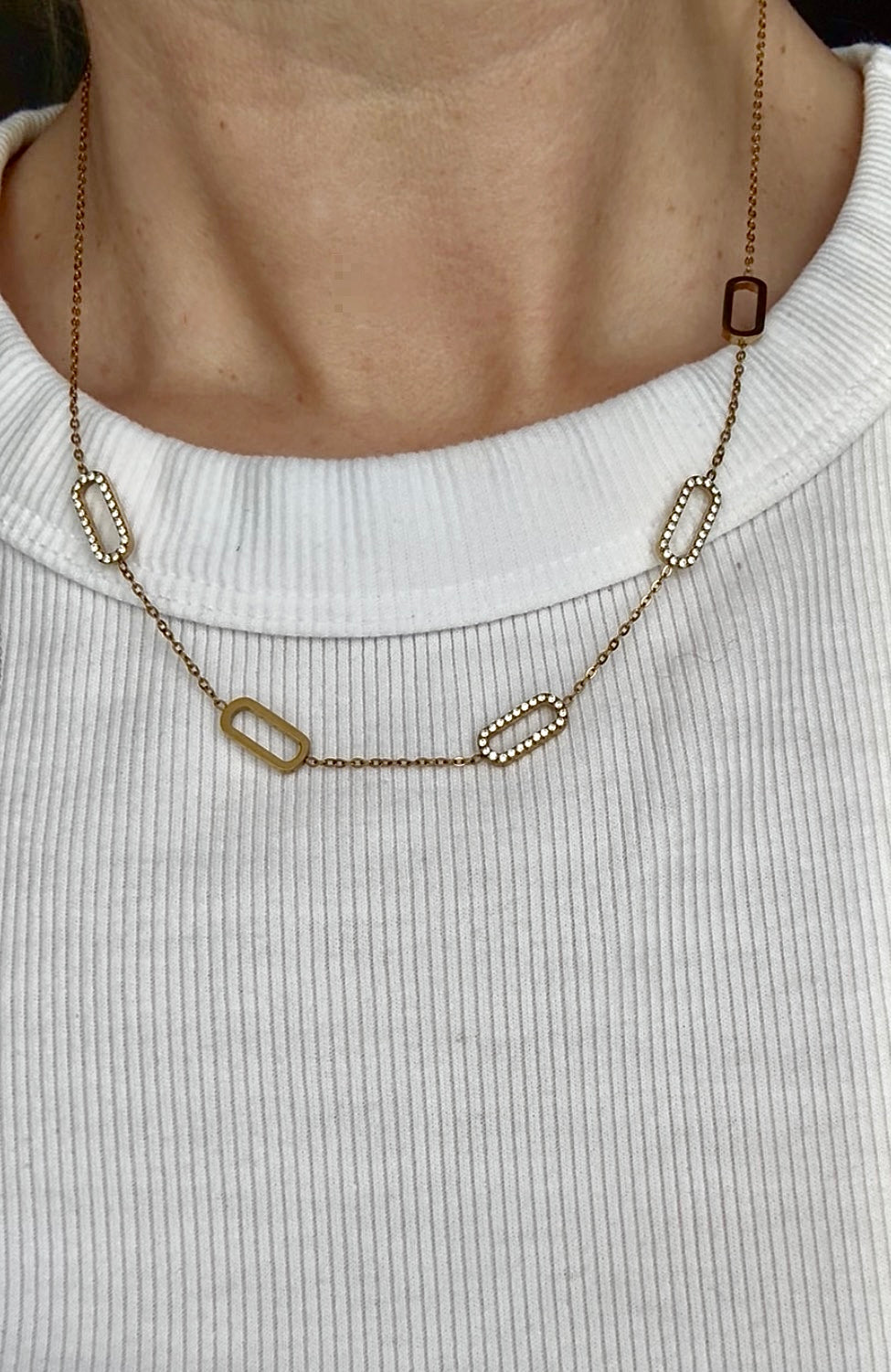 the Paperclip Station Necklace
