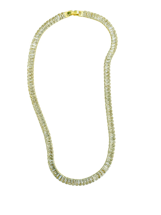 Baguette Tennis Necklace