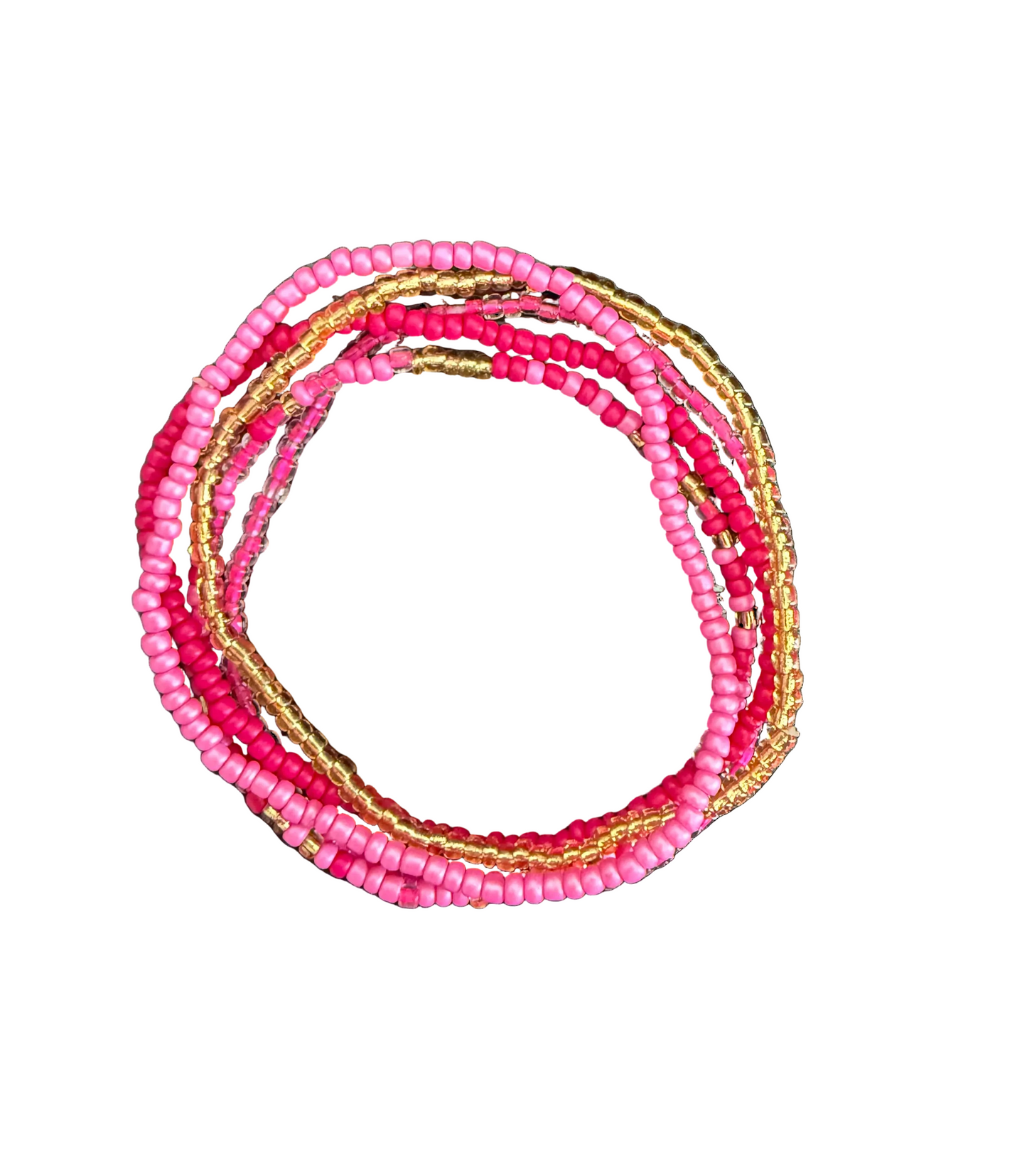 Poolside Pink Anklet Stack