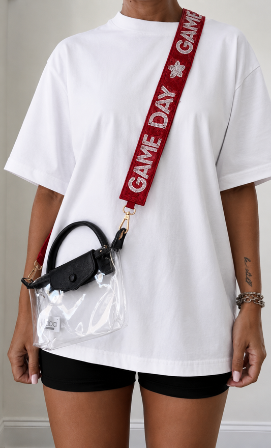 Red + Black Stadium Bag