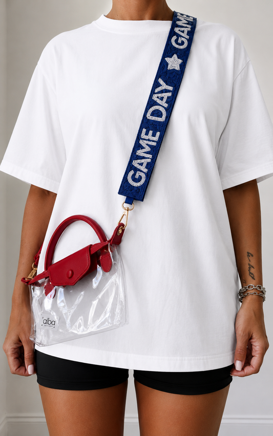Red + Blue Stadium Bag