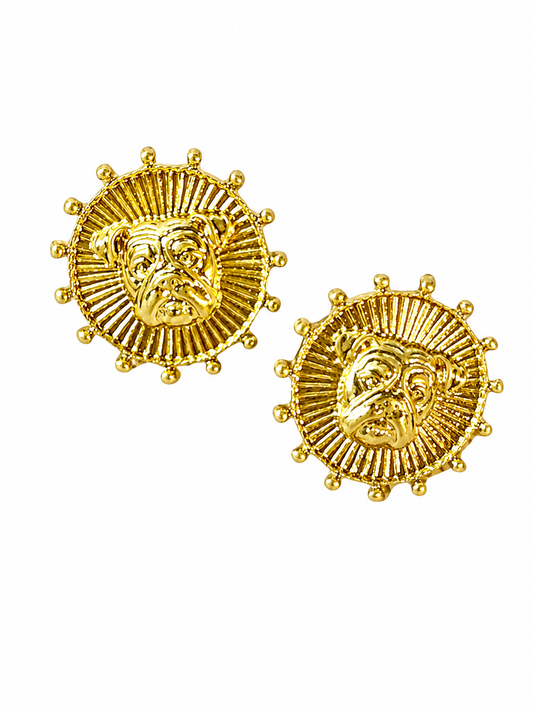 Bulldog Earrings