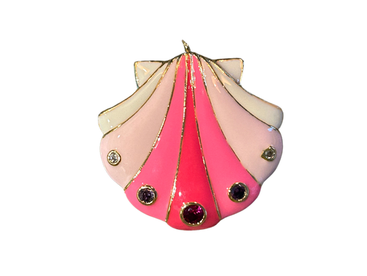 the Cacy pendant [in hot pink]