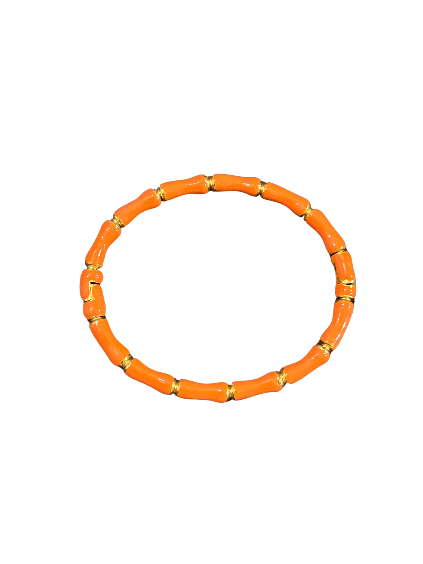 Tangerine Bamboo Bangle