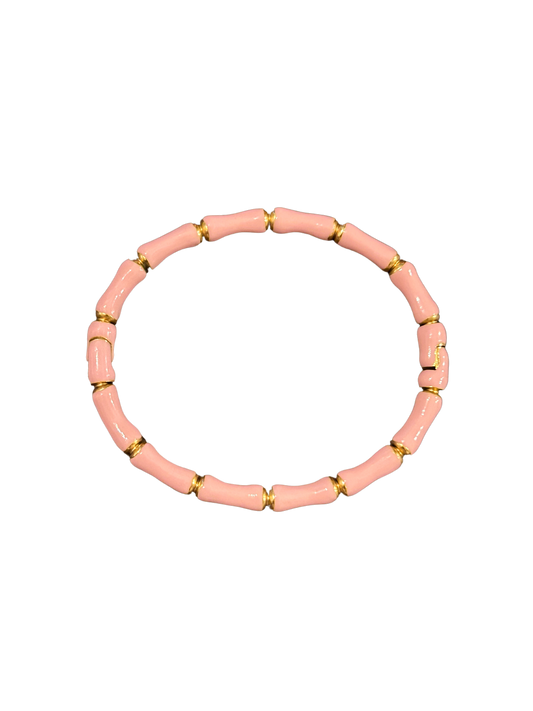 Pale Pink Bamboo Bangle