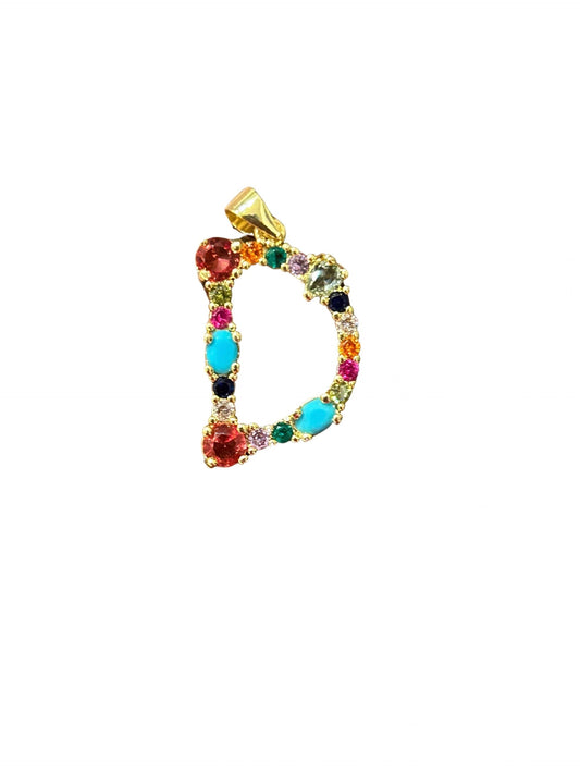the “D” jeweled pendant